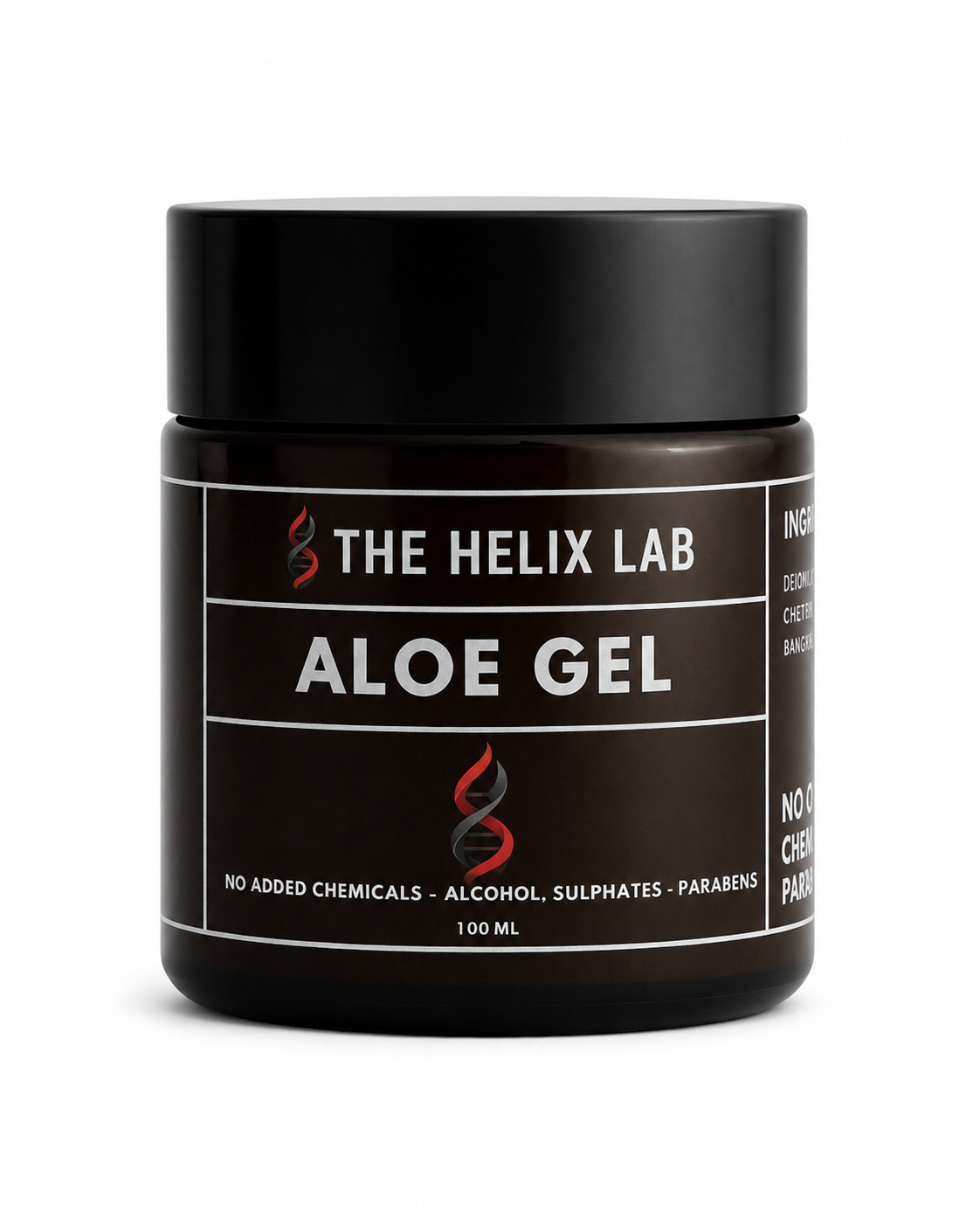 Aloe Gel in Helix Lab branded packaging