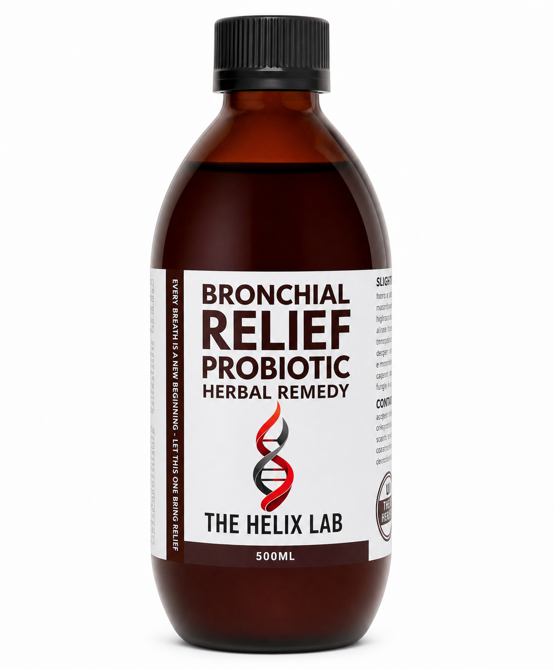 Bronchial Relief in Helix Lab branded packaging