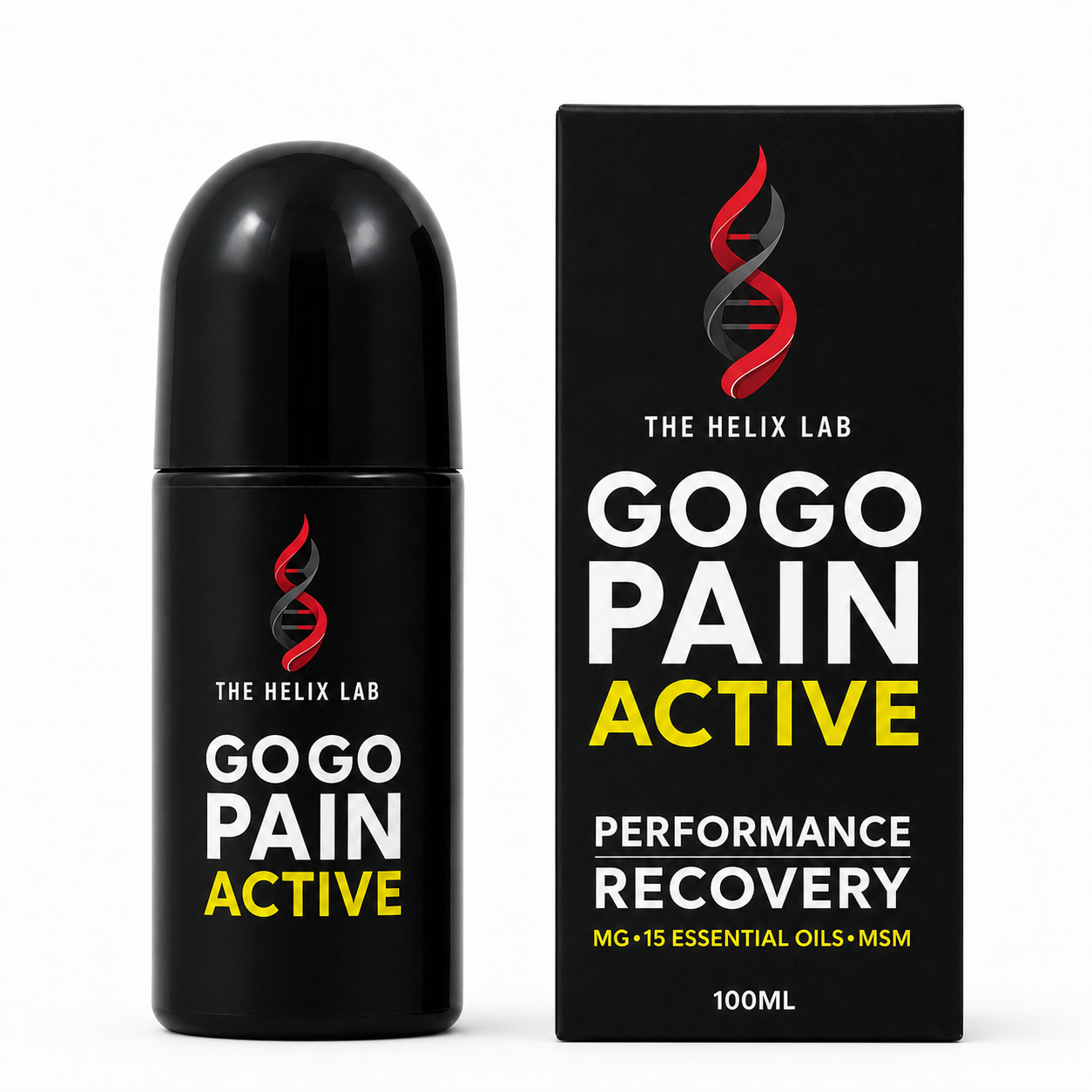 Go Go Active in Helix Lab branded packaging