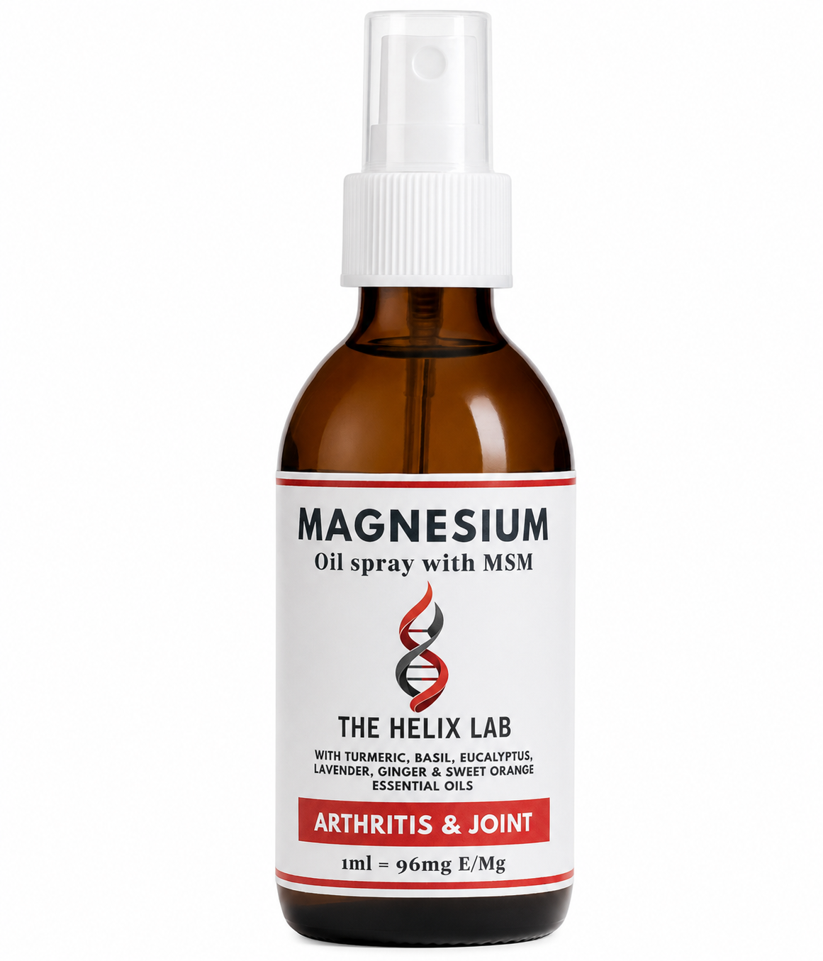 Therapeutic Magnesium Oil Spray: Arthritis & Joint in Helix Lab branded packaging