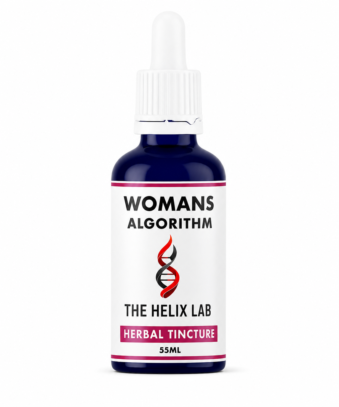 Woman's Algorithm in Helix Lab branded packaging